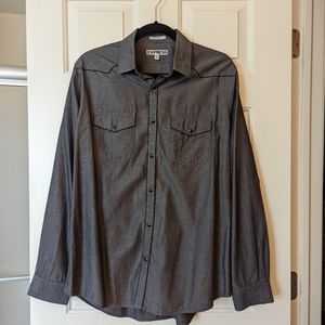 Express fitted button down
